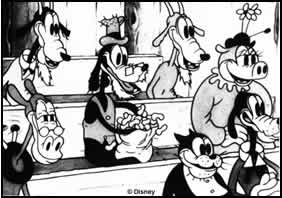 Dippy Dawg in "Mickey's Revue"