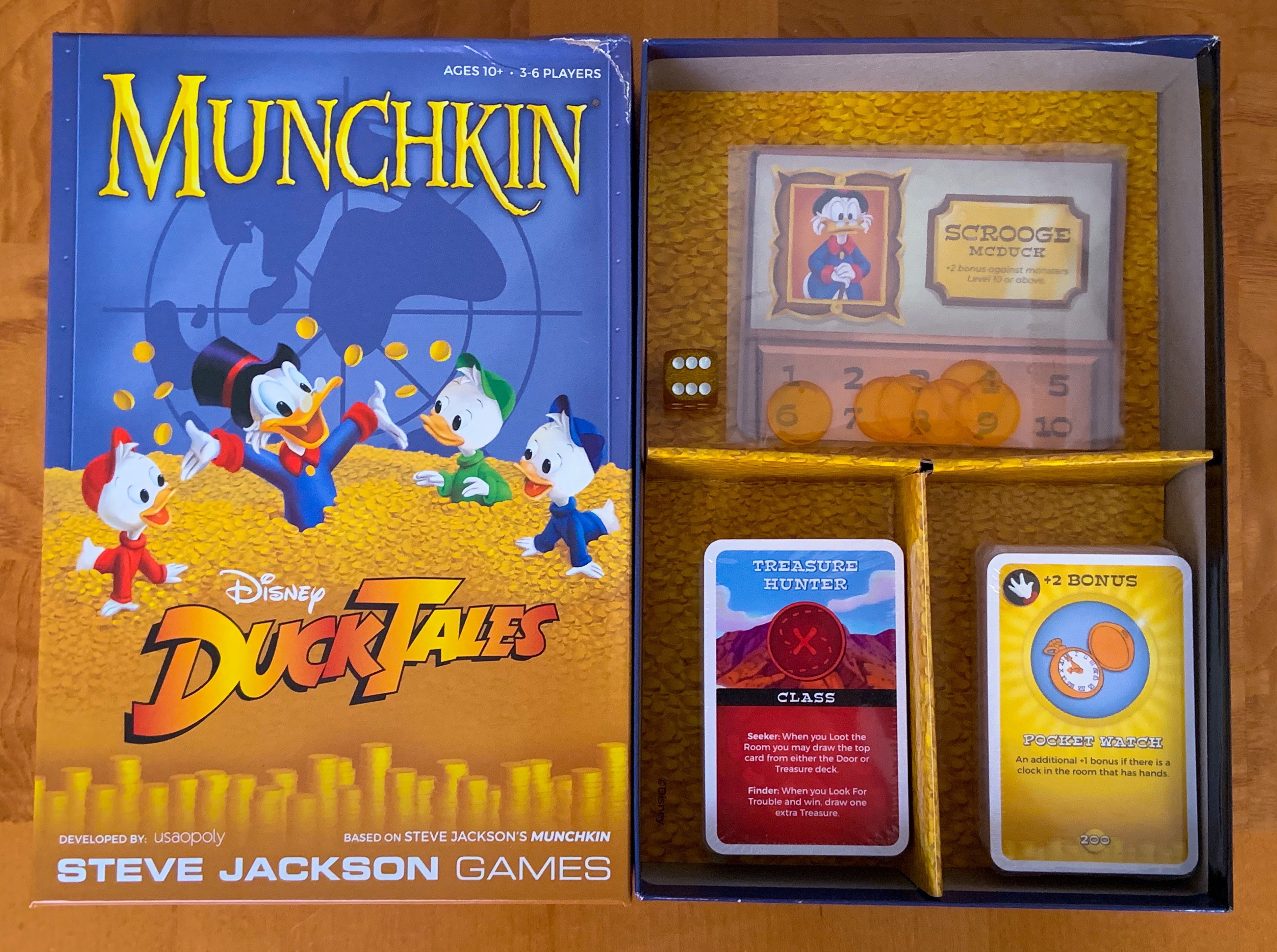Factory Sealed Munchkin Disney DuckTales Card Game Steve Jackson 