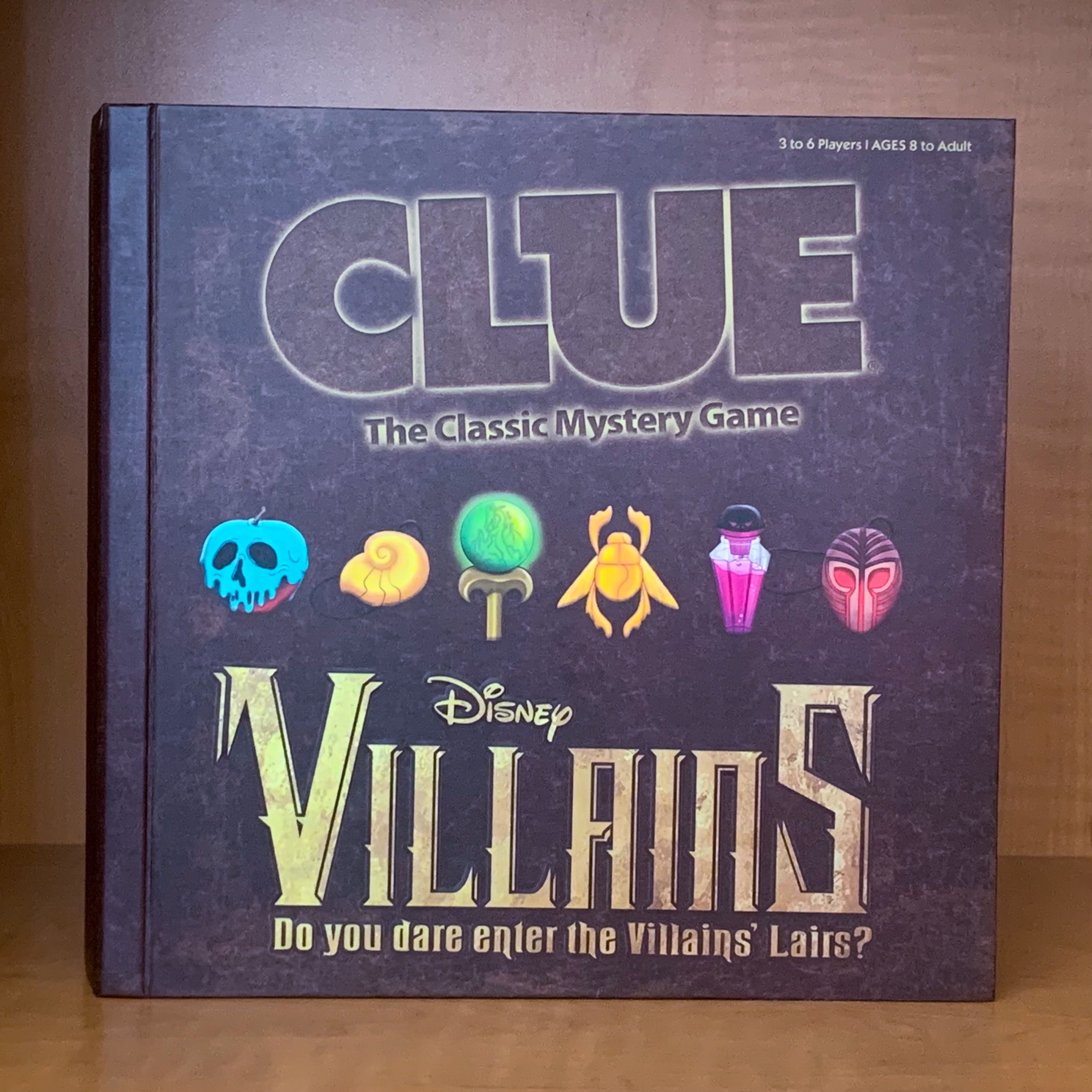 Disney Parks Villains Clue Mystery Board Game Theme Park Edition Cluedo Ursula